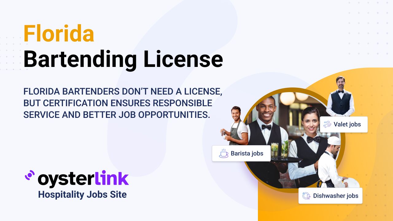 do you need a bartending license in florida